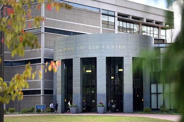 Quinnipiac University School of Law Center photographed Sept. 16, 2016. (Autumn Driscoll / Quinnipiac University)