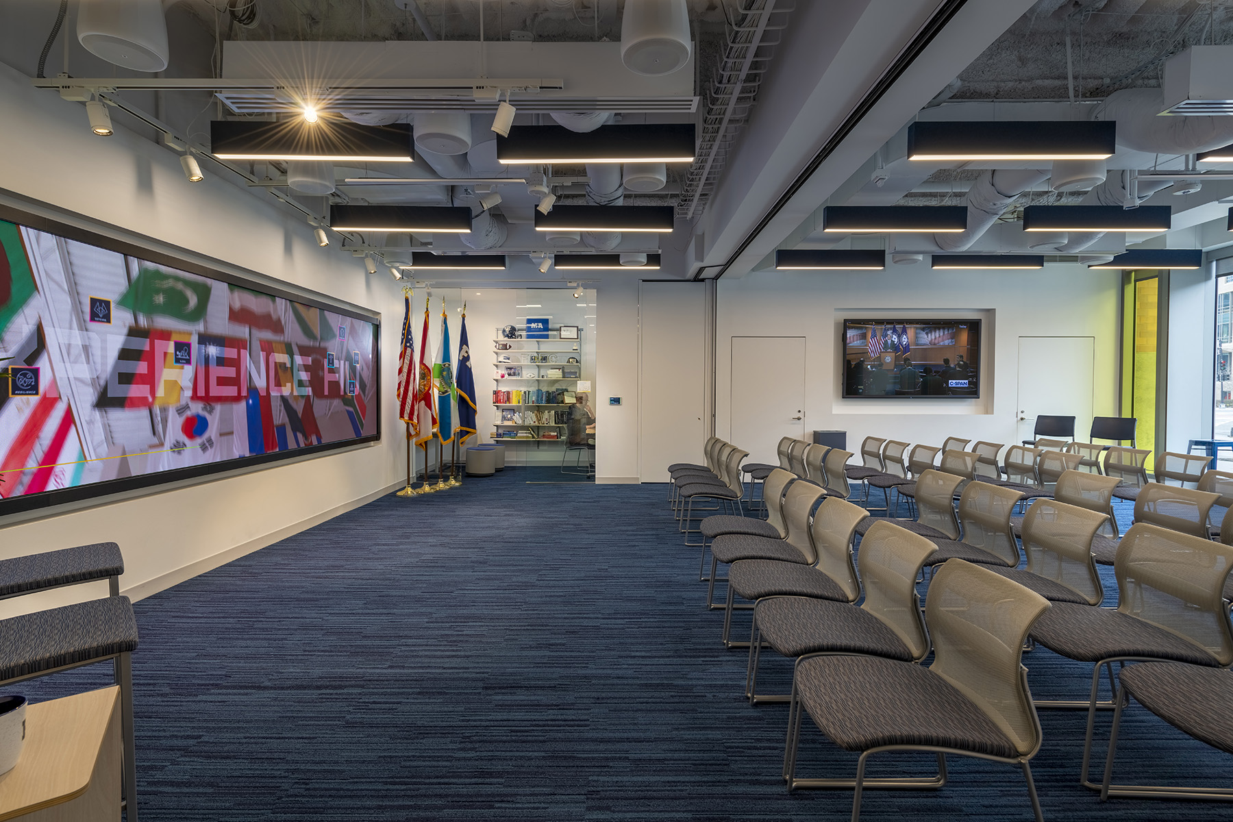 Interior design image of Florida International University In Washington DC by Jeffrey Sauers of CPI Productions