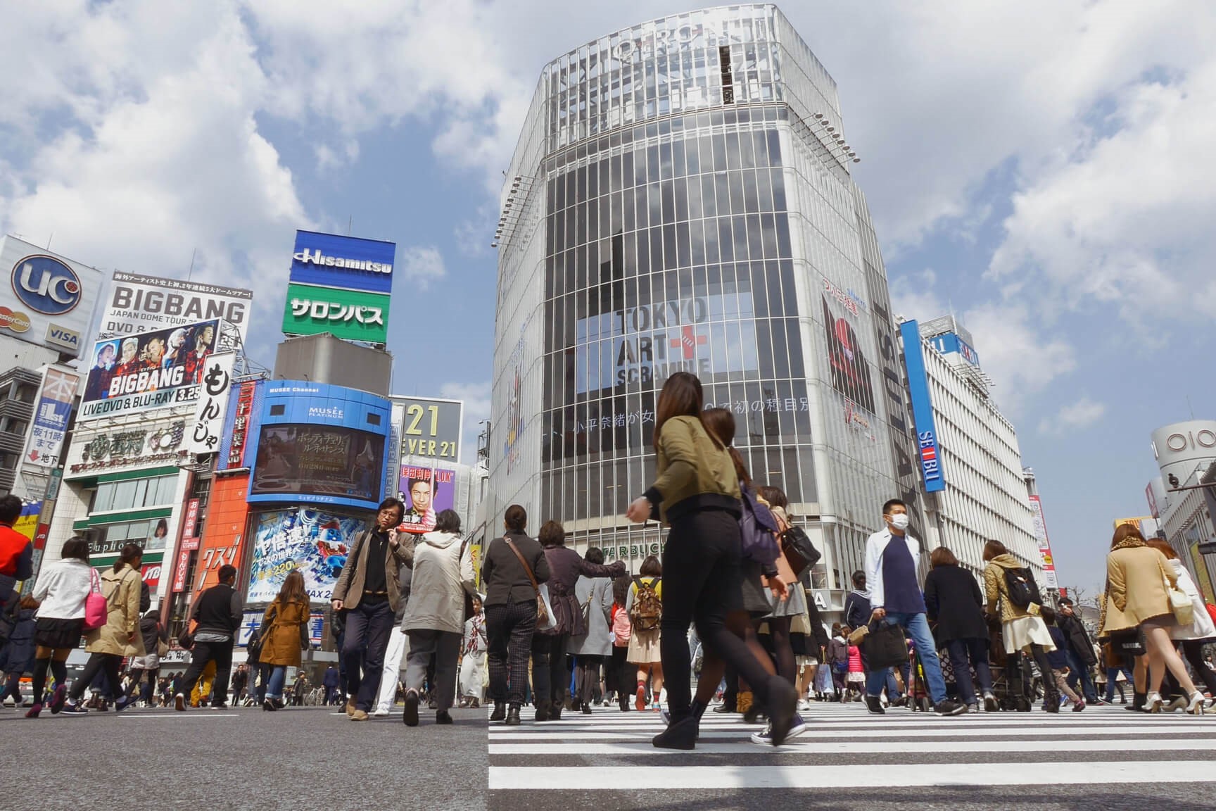 tokyo shibuya traffic crossing 1 1